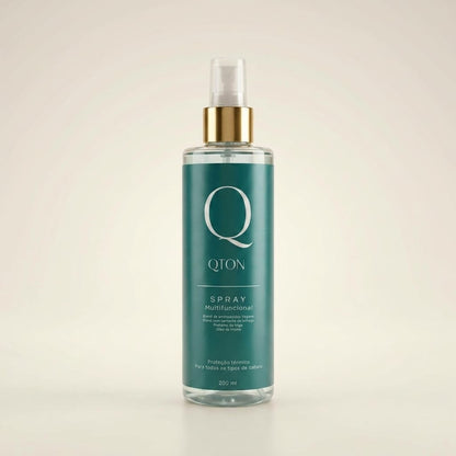 Spray Multifuncional Capilar Proteção Térmica Anti-Frizz Brilho — Renova QTON