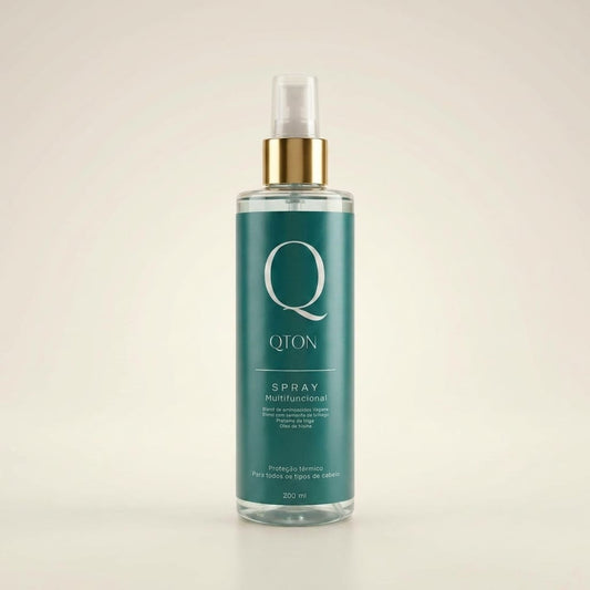 Spray Multifuncional Capilar Proteção Térmica Anti-Frizz Brilho — Renova QTON