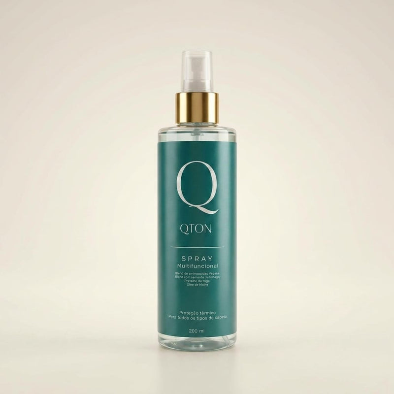 Spray Multifuncional Capilar Proteção Térmica Anti-Frizz Brilho — Renova QTON