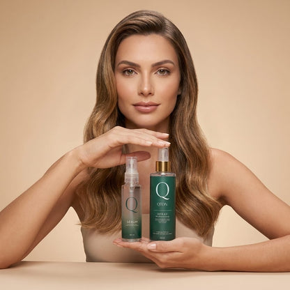 Kit Sérum Reparador + Spray Multifuncional Capilar Fórmula Profissional — Duo Renova QTON